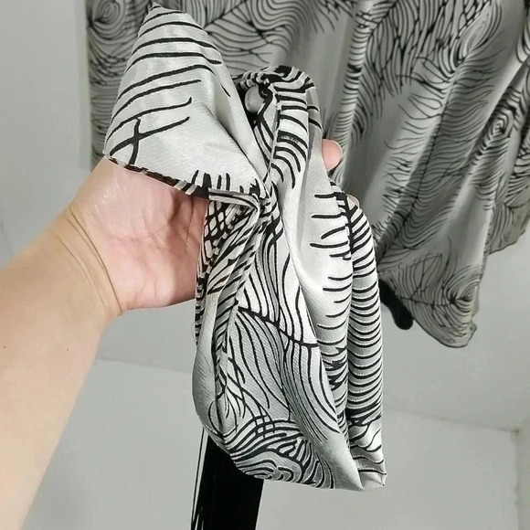 {Amy Michelson for Holly Harp} Vintage Feather Print Dress - Picture 10 of 14